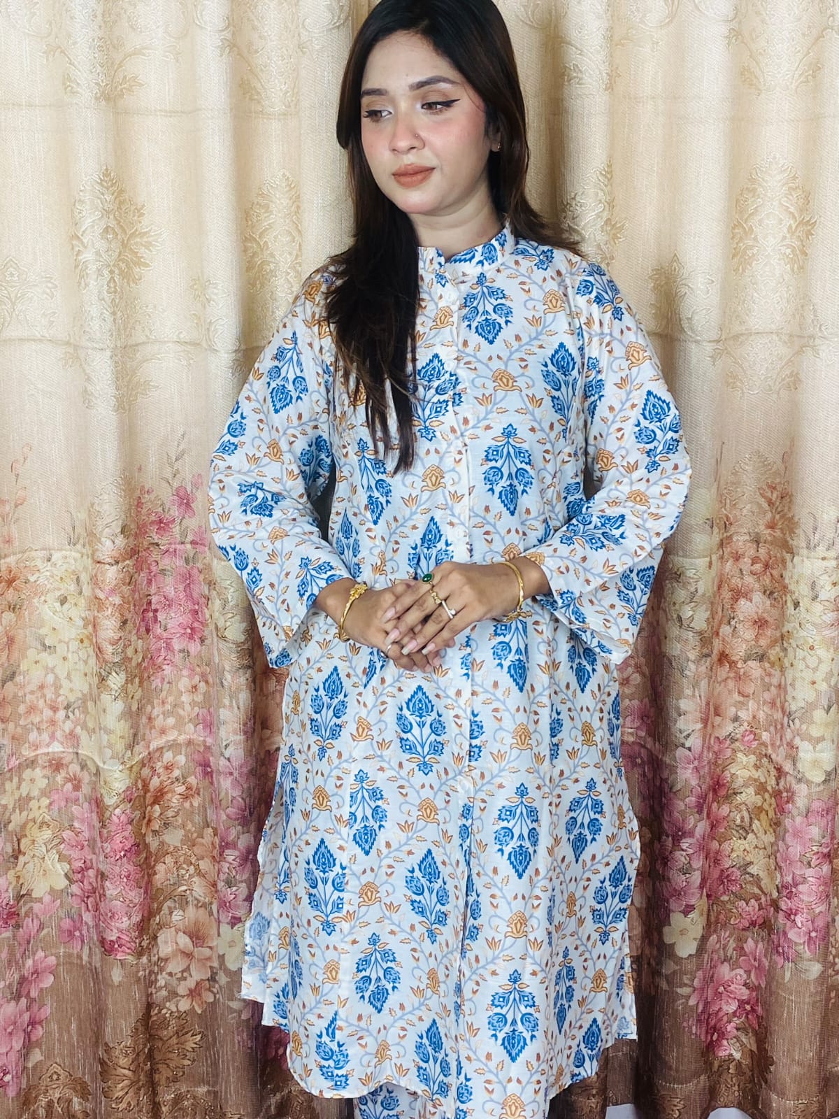 পকেট কুর্তি টু পিছ সেট